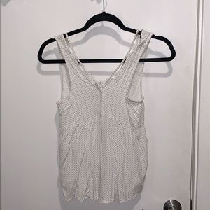 American Eagle tank top w/ polka dots